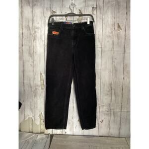 EMPYRE Black Corduroy Men Loose Fit Skate Pants Jeans W14 L27